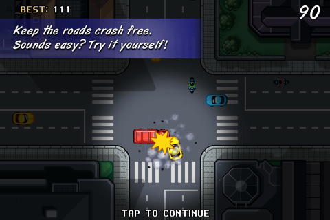 Appfree!! ควบคุมการจราจรบนท้องถนนกับเกม Traffic RUSH ฟรีบน iPhone และ iPad 