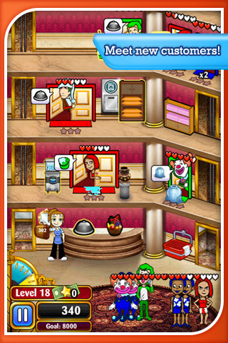 Appfree!! ฝึกฝนกลยุทธ์ในการบริหารธุรกิจโรงแรมกับ Hotel Dash บน iPhone