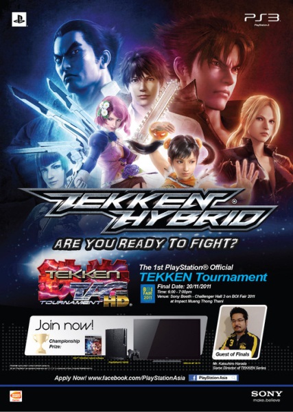 Sony เตรียมจัดการแข่งขัน PlayStation 3 Tekken Tag Tournament เฟ้นหาสุดยอดจ้าวหมัดเหล็กที่งานบีโอไอแฟร์ 19-20 พ.ย.นี้