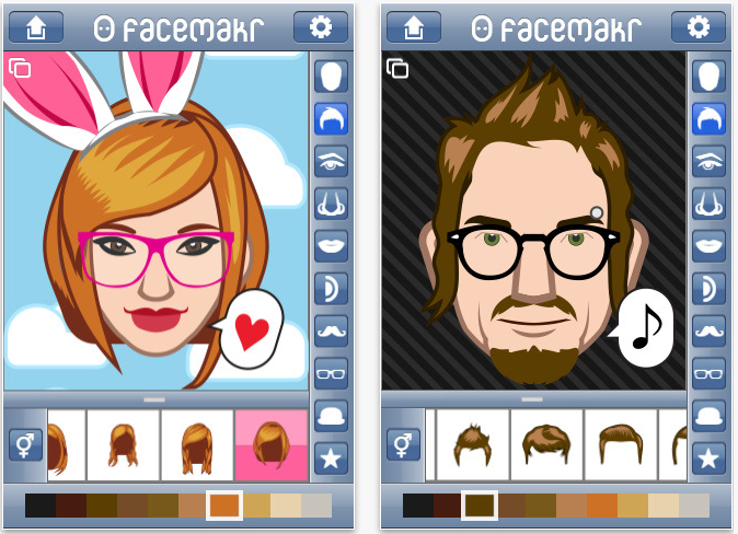 Appfree!!ใครเบื่อรูปตัวเองบน Facebook ,Twitter มาเปลี่ยนใหม่ด้วย Avatar Creator ฟรีบน iPhone และ iPad