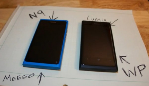 เปรียบเทียบความเร็วการสัมผัสหน้าจอแบบสุดโหดระหว่าง Nokia N9 และ Nokia Lumia 800