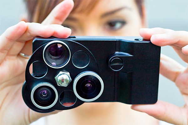 Photojojo เลนส์ถ่ายภาพสำหรับ iPhone 4 มาพร้อม fisheye, telephoto และ wide ในหนึ่งเดียว