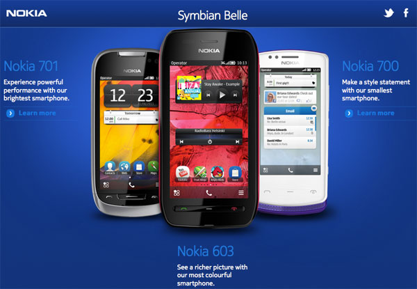 Nokia เผยเตรียมอัพเกรด Symbian Belle เวอร์ชั่นล่าสุดในช่วงต้นปี 2012