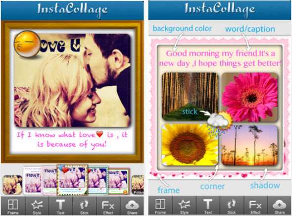 Appfree!! จับภาพใส่กรอบพร้อมแต่งเอฟเฟ็ค สติ๊กเกอร์และลูกเล่นใหม่ๆก่อนอัพขึ้น Instagram กับ InstaCollage Pro ฟรีบน iPhone
