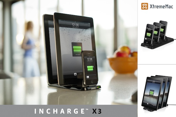 ชาร์จ iPhone ,iPod และ iPad ได้พร้อมกันด้วย InCharge Docking Station X3 แท่นชาร์จอัจฉริยะ