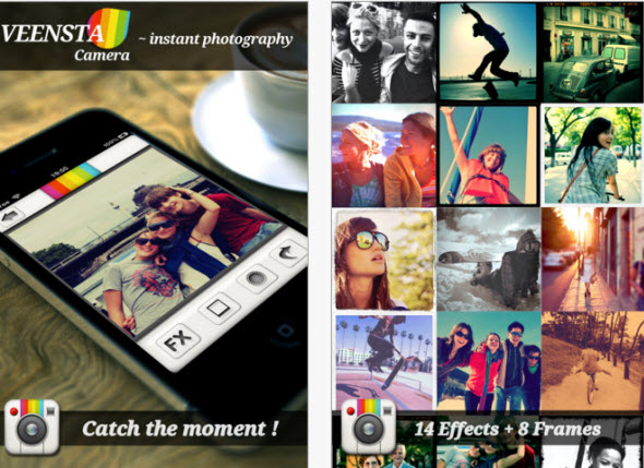 Appfree!! Veensta Camera แอพแต่งภาพคัดสรรฟิลเตอร์ฮิตมาแต่งภาพให้ฮอตอย่างง่ายๆและรวดเร็วกว่าเคย ฟรีบน iPhone เวลาจำกัดเท่านั้น