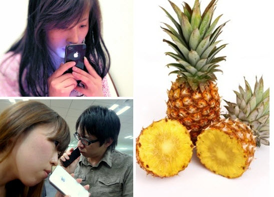 ฮือฮา พิสูจน์ดม iPhone พบมีกลิ่นคล้ายสัปปะรด!! ( มีคลิป )