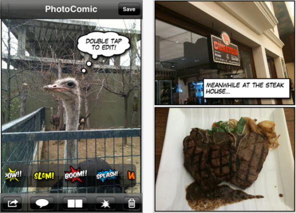 Appfree!! เปลี่ยนรูปธรรมดาให้กลายเป็นรูปสไตล์หนังสือการ์ตูน Comic สุดเก๋ด้วย PhotoComic ฟรีบน iPhone