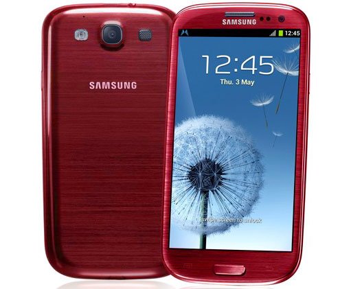 เป็นเจ้าของ Samsung Galaxy S III สีแดง (Garnet Red) ได้แล้ววันนี้ที่ Samsung Brand Shop