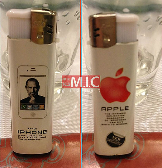 จีนเอาใจสาวก Apple ผลิตไฟแช็ค สตีฟ จ็อป จำหน่าย