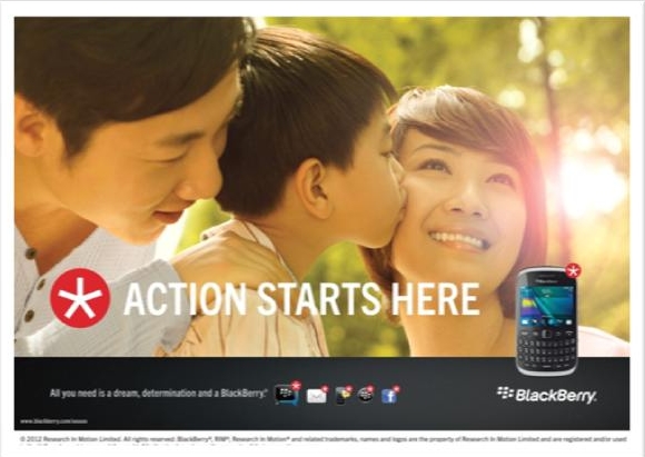 BlackBerry เปิดตัว แคมเปญสร้างแบรนด์ชุดใหม่ ภายใต้แนวคิด Action Starts Here หรือ ทุกแอ็คชั่น เริ่มต้นที่แบล็คเบอร์รี่