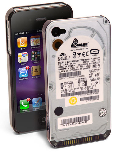 เปลี่ยน iPhone 4S เป็นฮาร์ดดิสก์ด้วยเคส Hard Drive Case สุดแนว