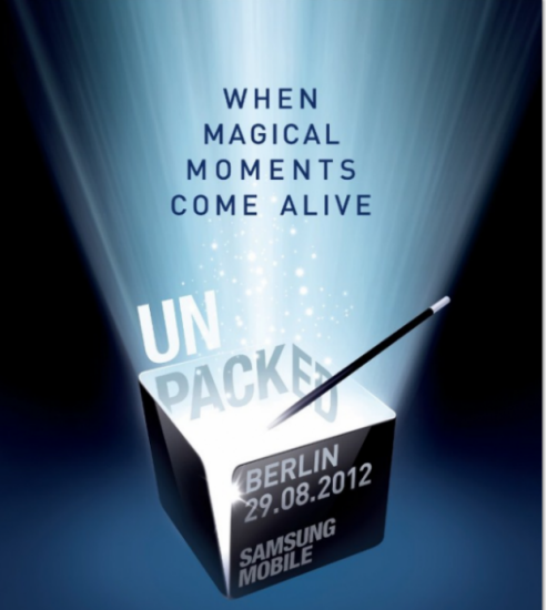 Samsung ตัดขา Apple ยืนยันเตรียมเปิดตัว Galaxy Note II ปลายเดือนนี้แน่นอน