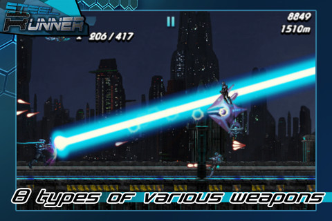 วิ่งไม่หยุด ยิงไม่ยั้ง บุกตะลุยไปในโลกแห่งอนาคตกับ Steel Runner แจกฟรีสำหรับ iPhone!!