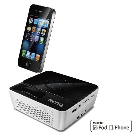 BenQ ส่งโปรเจคเตอร์ขนาดพกพา รุ่น Joybee GP2 เชื่อมต่อกับ iPhone ได้รุกตลาด