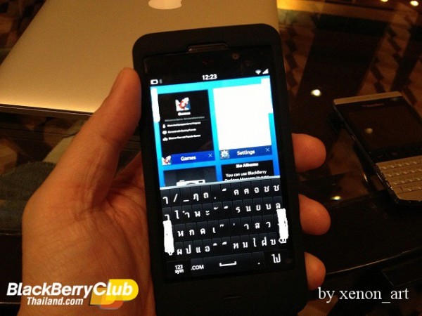 หลุดภาพหน้าจอ Blackberry 10 พร้อมเมนูภาษาไทยและคีย์บอร์ดภาษาไทย!!