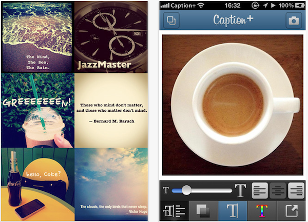 Appfree!! เพิ่มตัวอักษรบ่งบอกอารมณ์บนรูปภาพใน Instagram ด้วย Caption+ แจกฟรีเวลาจำกัด สำหรับ iPhone และ iPad