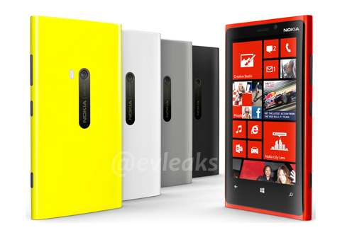 เผยสเป็ค Nokia Lumia 920 หน้าจอ 4.5นิ้ว ,เมม 32GB ,กล้อง PureView 8 ล้านพิกเซล และ Wireless charging
