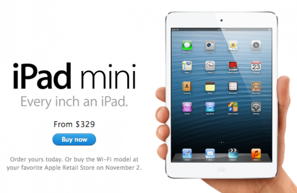Apple เปิดจำหน่าย iPad mini อย่างเป็นทางการแล้ววันนี้