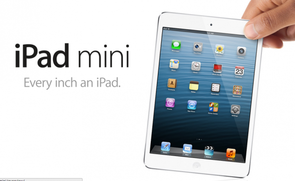 iPad mini สีขาวขายดีจัดยอดจองเต็มในวันแรกที่เปิดจอง