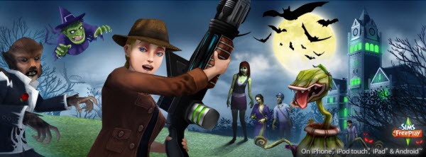 EA ปล่อย Sims FreePlay Supernatural อัพเดทล่าสุดต้อนรับฮาโลวีน ดาวน์โหลดฟรีบน iPhone,iPad และ Android