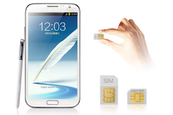 Samsung วางจำหน่าย Galaxy Note II รุ่น Dual-SIM รองรับซิมขนาดปกติและ micro SIMs ในประเทศจีน