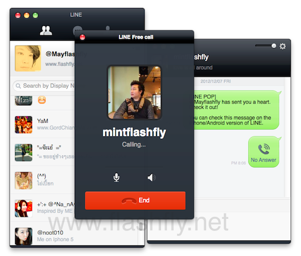 LINE เวอร์ชั่น Windows และ Mac OS อัพเดทเวอร์ชั่นใหม่โทรหา iPhone และ Android ได้แล้ว!!