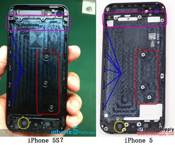 ภาพหลุดชิ้นส่วนแรกของ iPhone 5S ??