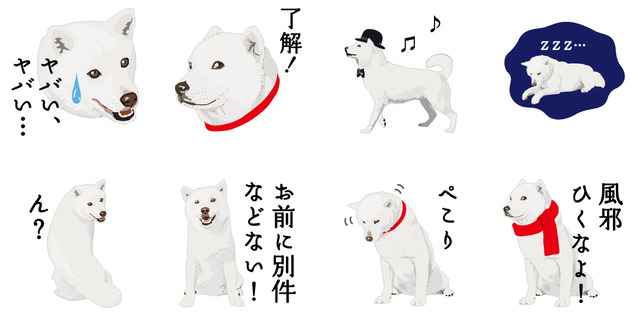 LINE ประเทศญี่ปุ่นแจกฟรีสติ๊กเกอร์ 2 แบบมี Otousan จาก Shiratoke Family และ Yu Hibino จาก FamilyMart