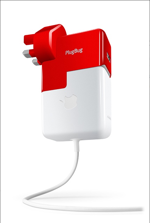 PlugBug ปลั๊กไฟสำหรับนักเดินทาง สามารถชาร์จแบตเตอร์รี่ MacBook และอุปกรณ์อื่นได้พร้อมกัน 2 เครื่อง