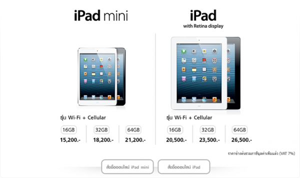 ซื้อ iPad mini หรือ iPad 4 จาก Truemove H วันนี้ รับฟรี!บัตรทรูคอฟฟี่มูลค่า 300 บาท
