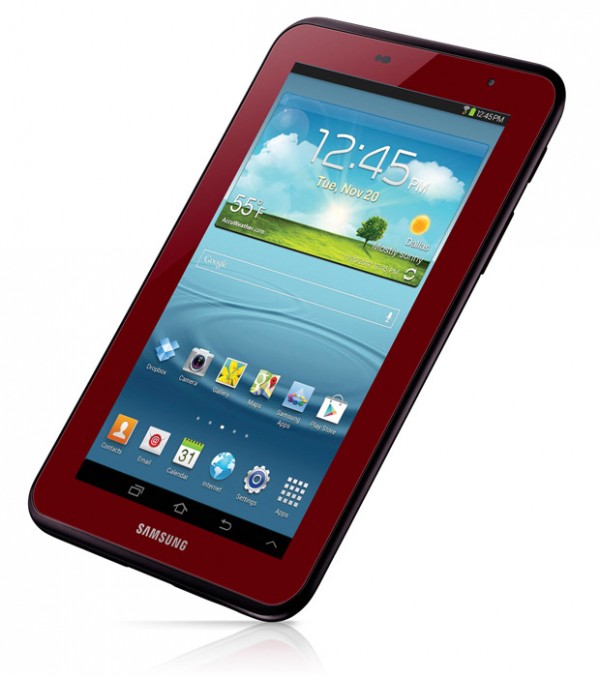 แดงได้ใจ!! Samsung เปิดตัว Galaxy Tab 2 7.0 สีแดง Garnet Red ใหม่ล่าสุดแล้ว