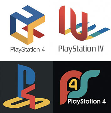 ชมภาพสวยๆของการประกวดโลโก้ PlayStation 4 โดยฝีมือของนักแบบทั่วโลก