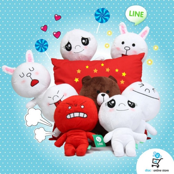 ซื้อสมาร์ทโฟนหรือแท็บเล็ตผ่าน dtac online store ลดทันที 5% พร้อมรับตุ๊กตา LINE ฟรี !!