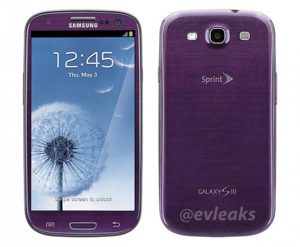 ครบ 7 สี!! Samsung เตรียมวางจำหน่าย Galaxy S III สีม่วงใหม่ล่าสุดแล้ว