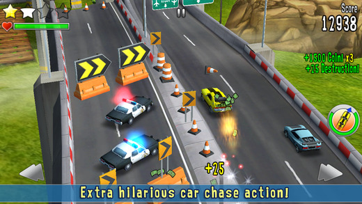 ด่วน!! Reckless Getaway เกมรถซิ่งสุดมันส์สำหรับ iPhone และ iPad แจกฟรีอีกครั้งเวลาจำกัดเท่านั้น