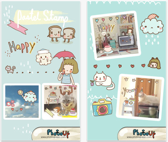 Appfree!! แต่งภาพด้วยสติ๊กเกอร์การ์ตูนเก๋ๆจาก Pastel Stamp ฟรีบน iPhone และ iPad – Flashfly Dot Net Appfree!! แต่งภาพด้วยสติ๊กเกอร์การ์ตูนเก๋ๆจาก Pastel Stamp ฟรีบน Iphone และ Ipad – Flashfly Dot Net
