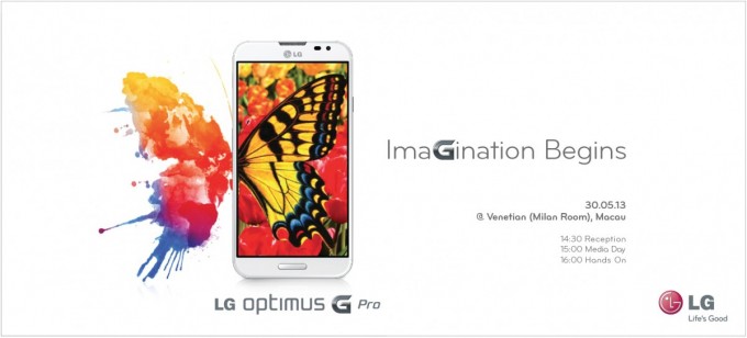 LG Optimus G Pro เตรียมเปิดตัวในทวีปเอเชีย 30 พฤษภาคมนี้แล้ว
