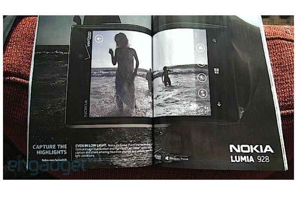 เผยแล้วภาพโฆษณาอย่างเป็นทางการ Nokia Lumia 928 บนนิตยสารต่างประเทศ