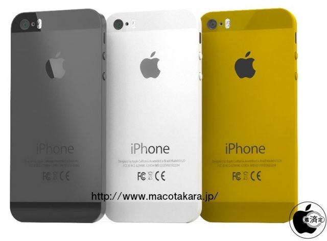 ลือ!! iPhone 5S จะมีการเพิ่มสีทองเข้ามา ส่วน iPhone โลว์คอส จะมีให้เลือก 6 สี