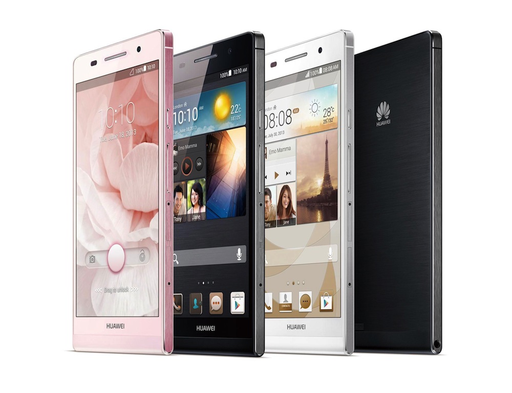 Huawei เปิดตัว Ascend P6 สมาร์ทโฟนบางที่สุดในโลกเพียง 6.18 มิลลิเมตรเท่านั้น
