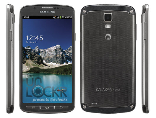 หลุดมาแล้ว!! ภาพทางการ Galaxy S4 Active สมาร์ทโฟนที่สามารถกันน้ำ กันฝุ่นได้