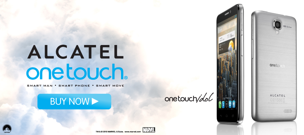 Alcatel วางจำหน่ายรุ่น One Touch Idol หน้าจอ 4.7 นิ้วและบางเพียง 7.9 มม. ในราคา 9,000 บาท