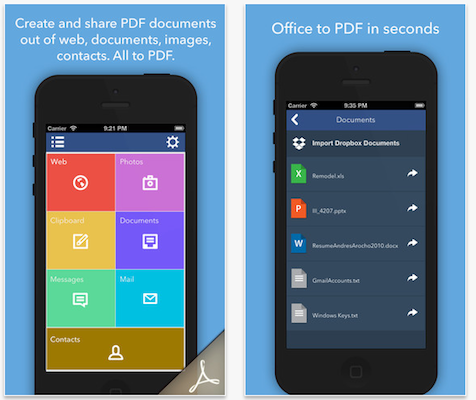 Appfree!! แปลงไฟล์ให้เป็น PDF ด้วย PDF it All ลดราคาจาก $4.99 แจกฟรีบน iPhone,iPad เวลาจำกัด