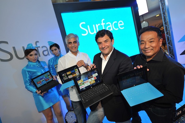 Microsoft ปฏิวัติวงการแท็บเล็ต เปิดตัว Surface ในประเทศไทยอย่างเป็นทางการ