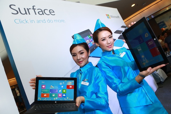 Microsoft ปฏิวัติวงการแท็บเล็ต เปิดตัว Surface ในประเทศไทยอย่างเป็นทางการ