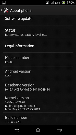 Sony ปล่อย Android 4.2.2 อัพเดทสำหรับผู้ใช้งาน Xperia Z ทั่วโลกแล้ว