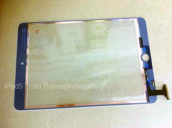 หลุดมาอีก!! ชิ้นส่วนหน้าจอของ iPad 5 พร้อมดีไซน์ที่เหมือน iPad Mini