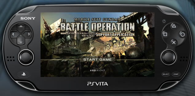 Namco Bandai ส่งแอพ Mobile Suit Gundam: Battle Operation ลงวีต้า