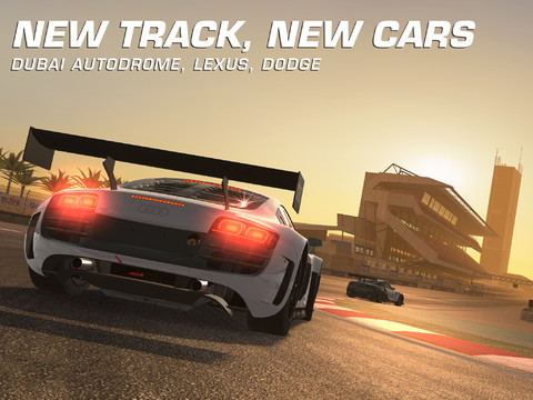 EA ปล่อยอัพเดท Real racing 3 สำหรับ iPhone และ iPad เพิ่มสนาม Dubai Autodrome และรถใหม่
